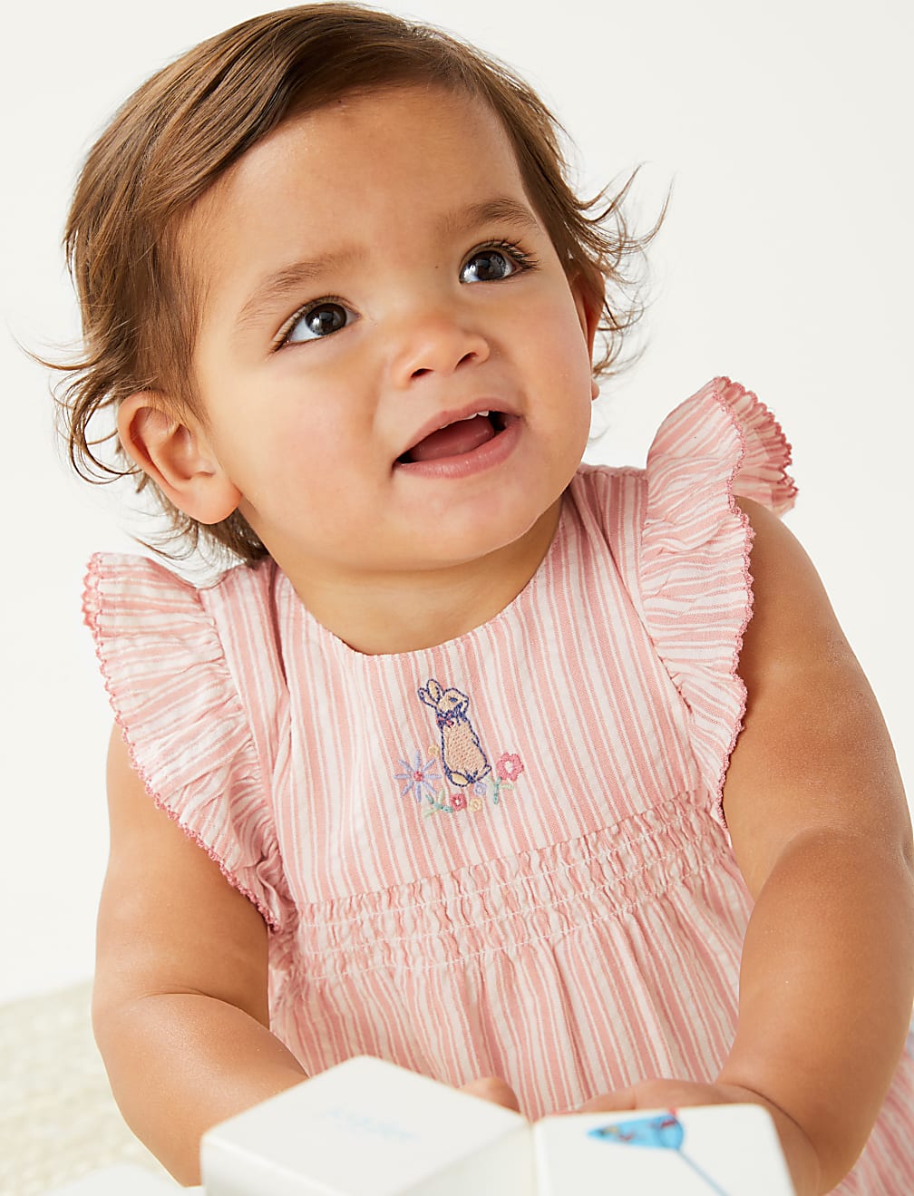 Pure Cotton Peter Rabbit™ Striped Romper