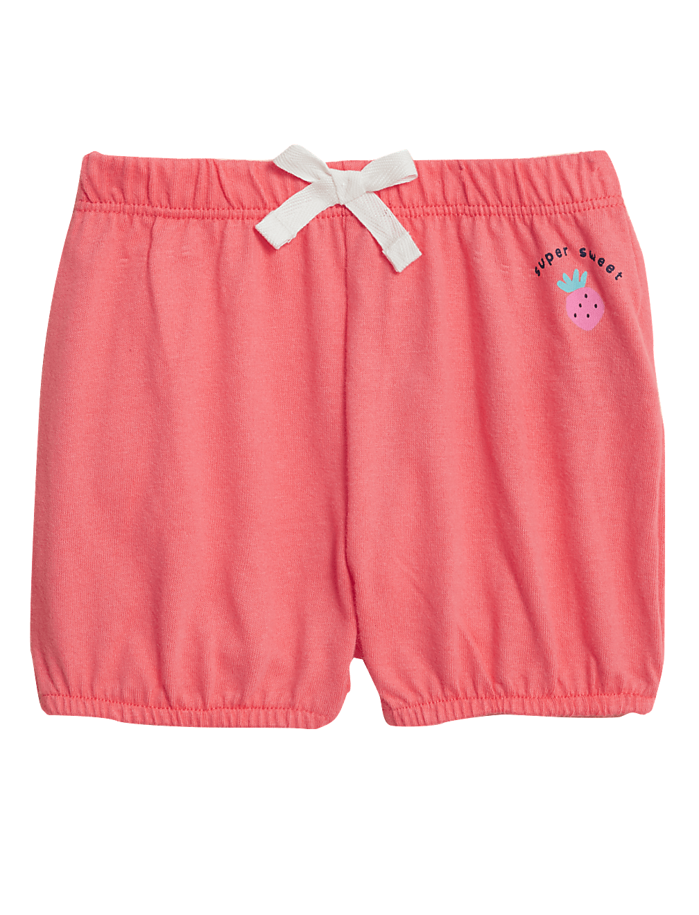 Pure Cotton Super Sweet Slogan Shorts (0-3 Yrs)