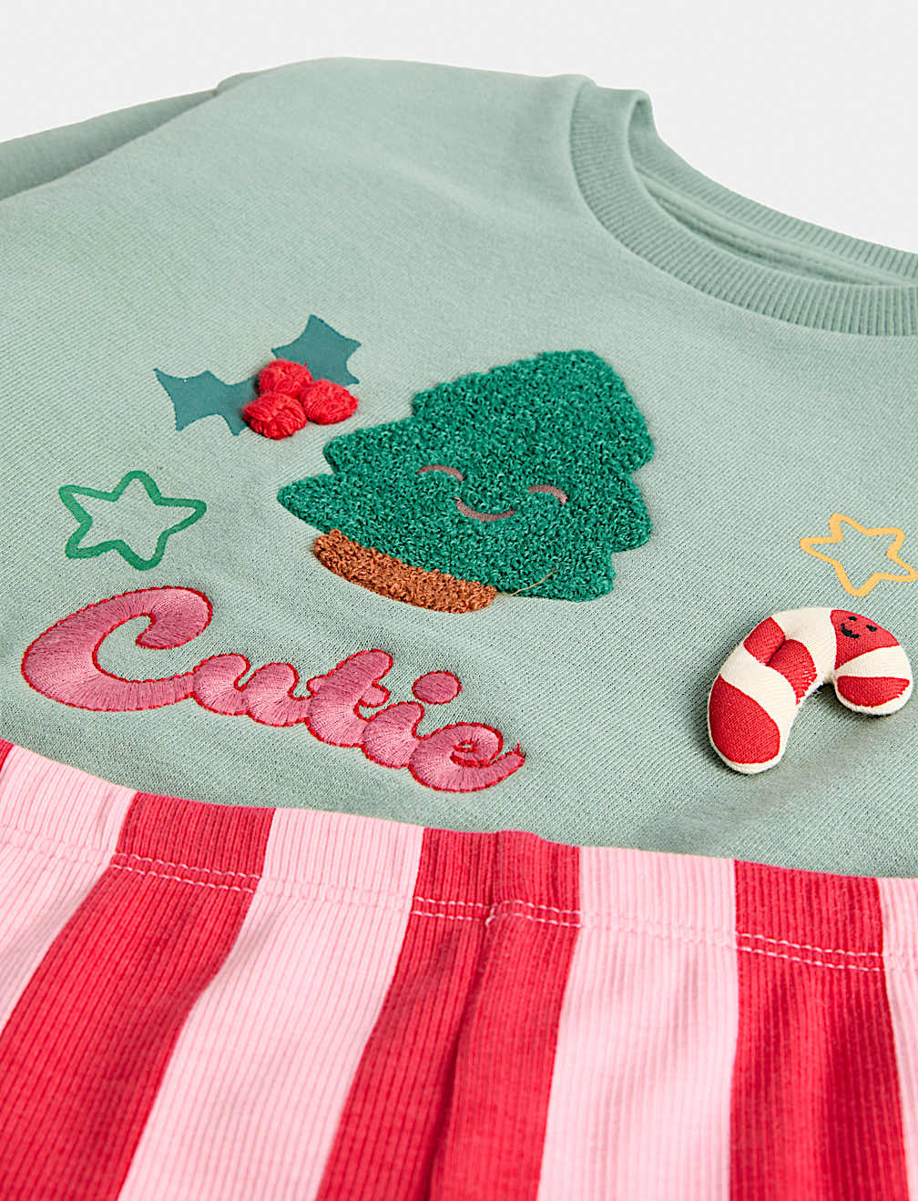 Cotton Rich Christmas Top & Bottom Outfit