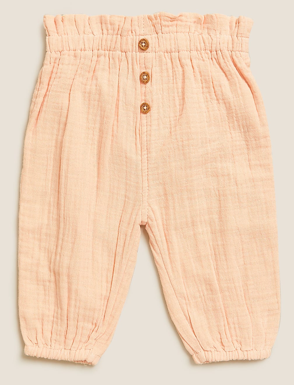 Pure Cotton Trousers (0-3 Yrs)
