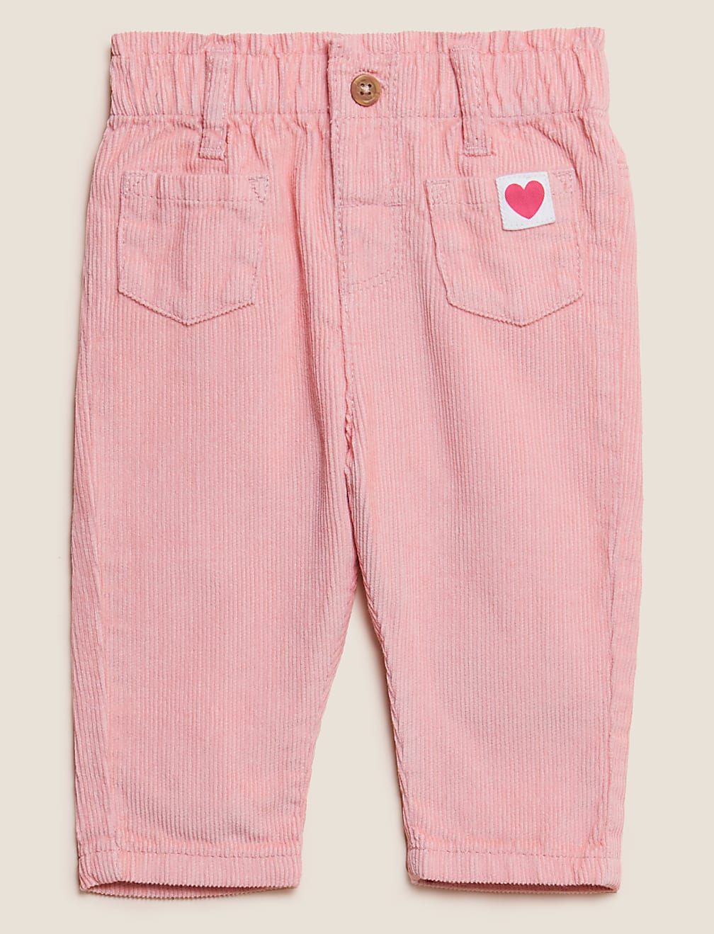 Pure Cotton Cord Trousers (0-3 Yrs)