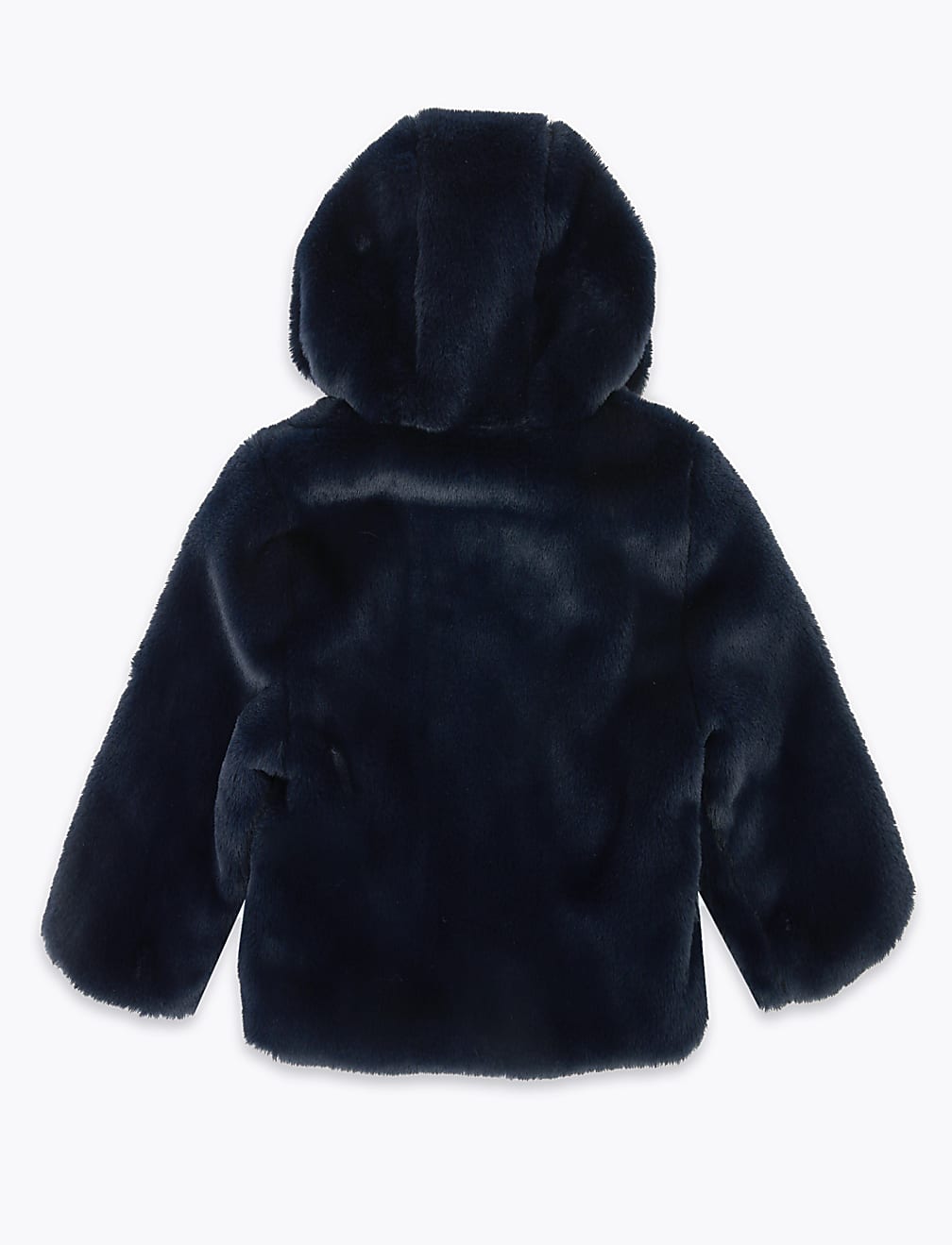 Hooded Faux Fur Coat (0-3 Yrs)