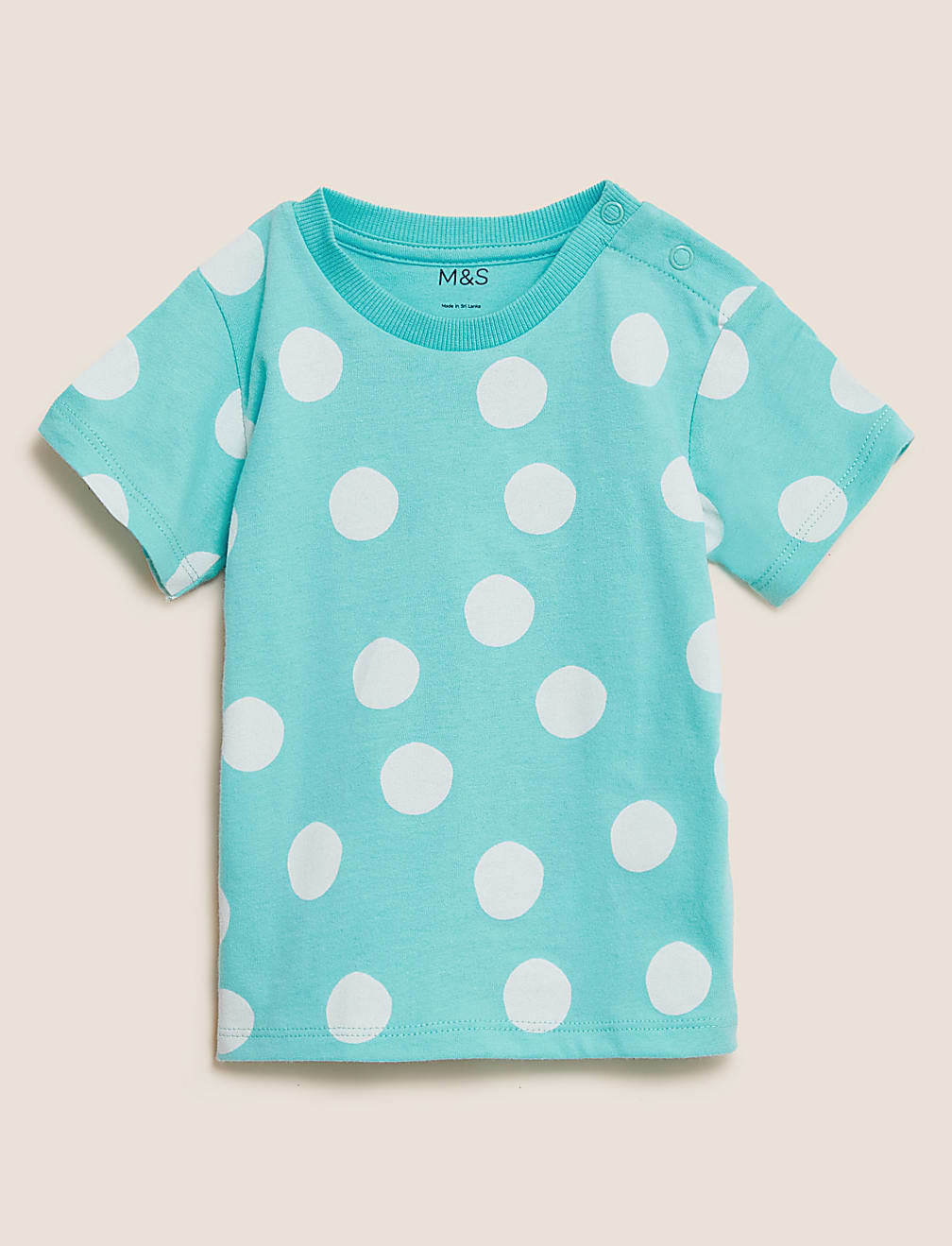 Pure Cotton Spot T-Shirt (0-3 Yrs)