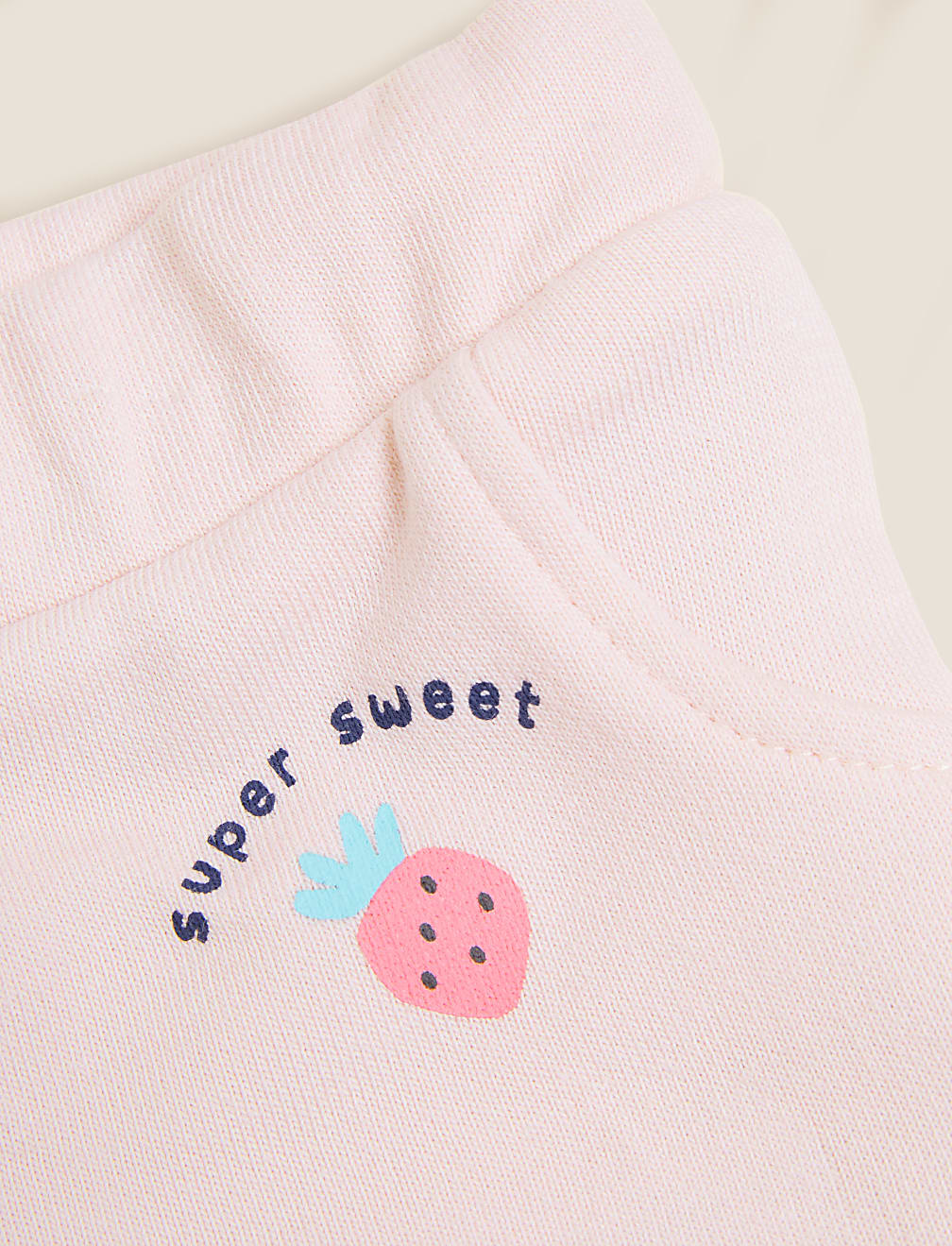 Cotton Rich Super Sweet Slogan Shorts (0-3 Yrs)