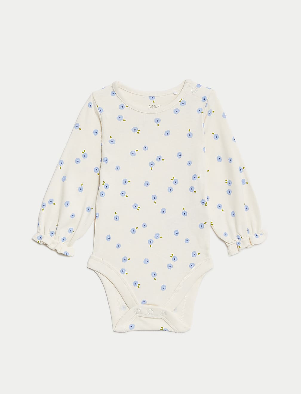 2pc Pure Cotton Floral Outfit (0-3 Yrs)
