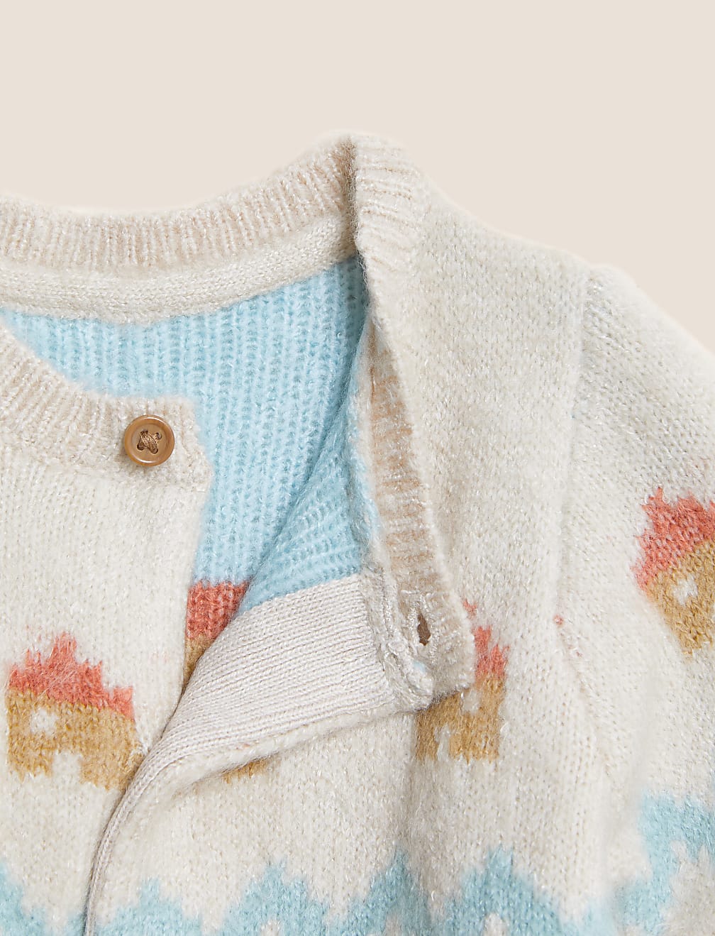 Fair Isle Knitted Cardigan (0-3 Yrs)