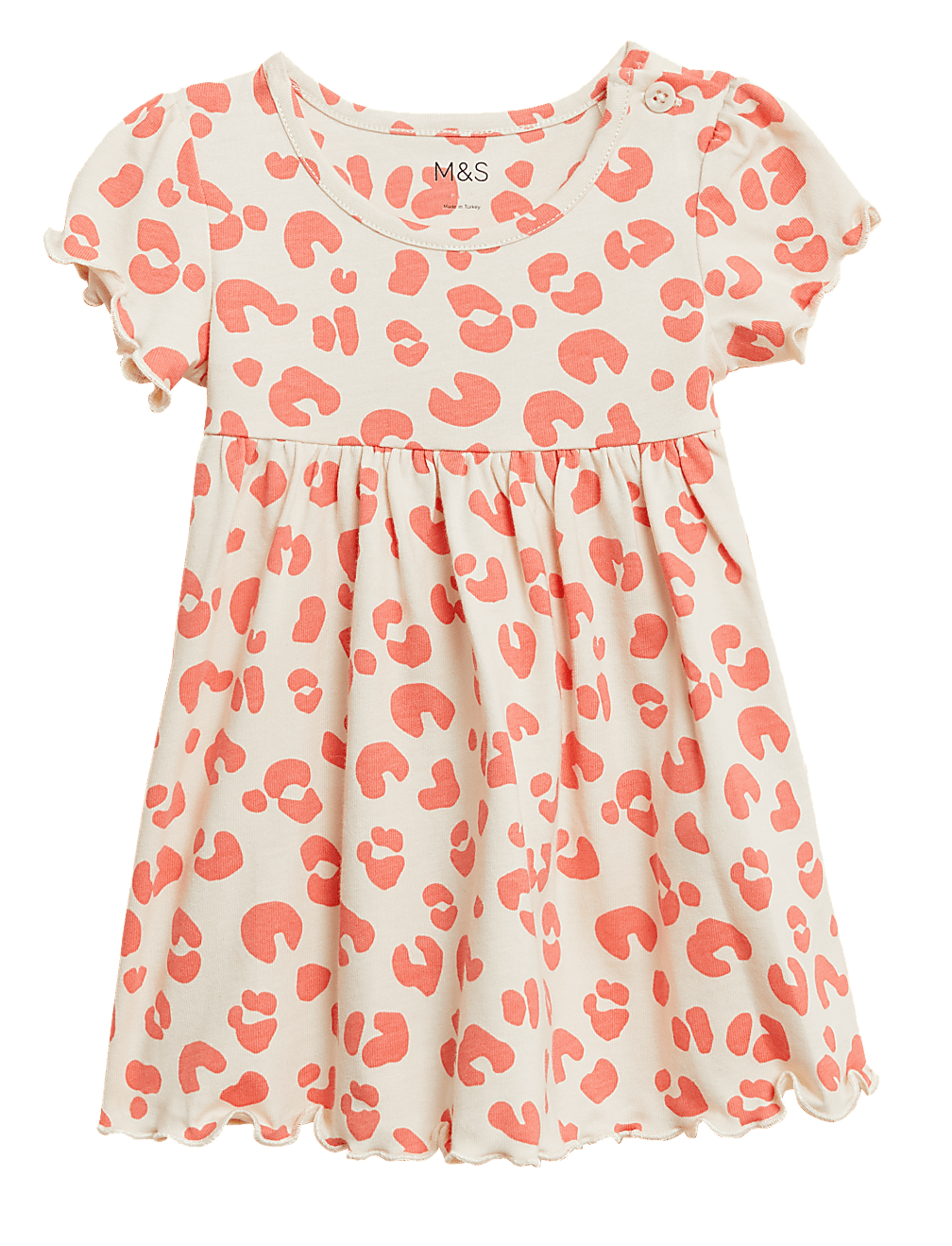 Pure Cotton Leopard Dress