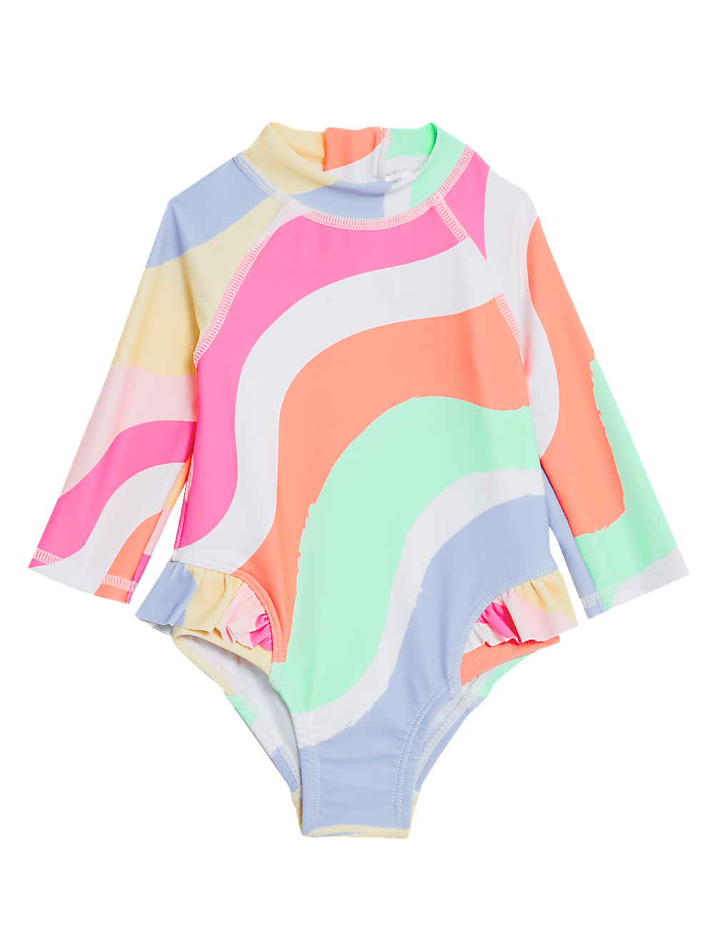 Rainbow Long Sleeve Swimsuit