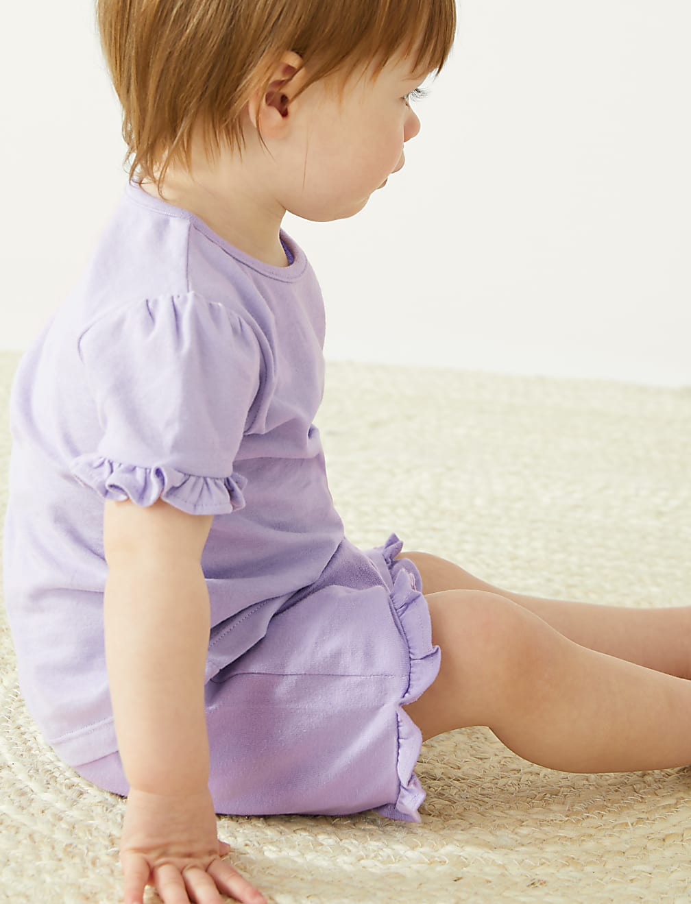 Pure Cotton Frill T-Shirt (0-3 Yrs)