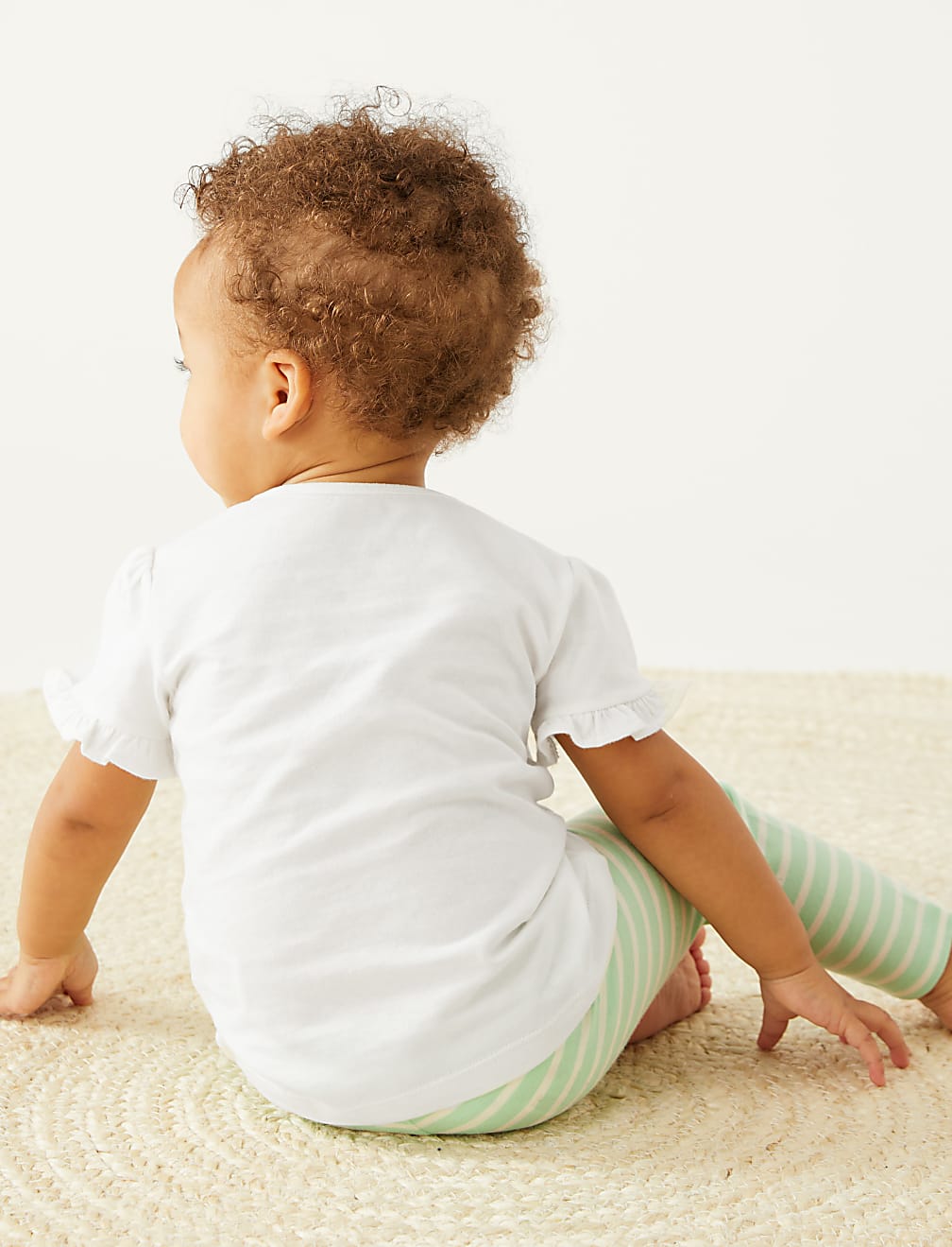 Pure Cotton Frill T-Shirt (0-3 Yrs)