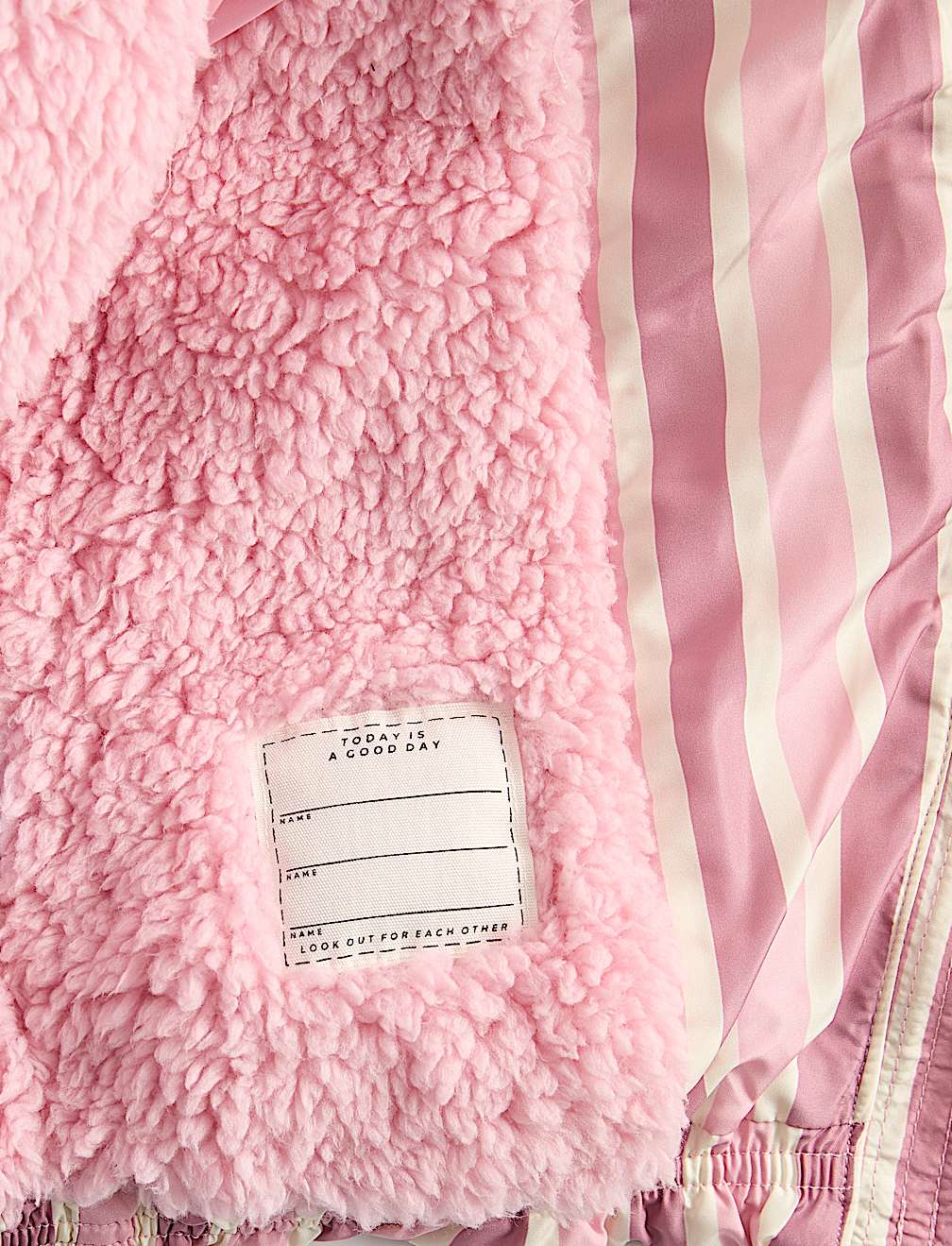 Striped Midweight Padded Coat (0-5 Yrs)
