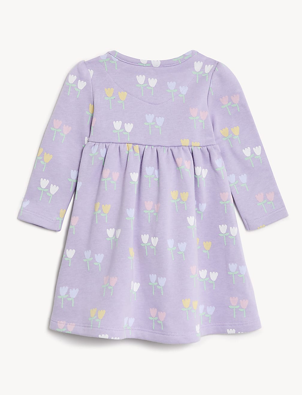 Cotton Rich Tulip Print Dress
