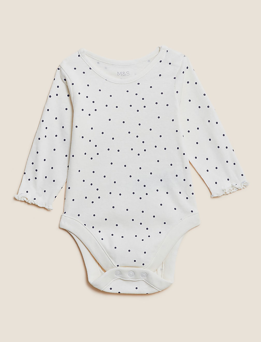Cotton Denim Pinny Dress & Bodysuit Outfit (0-3 Yrs)