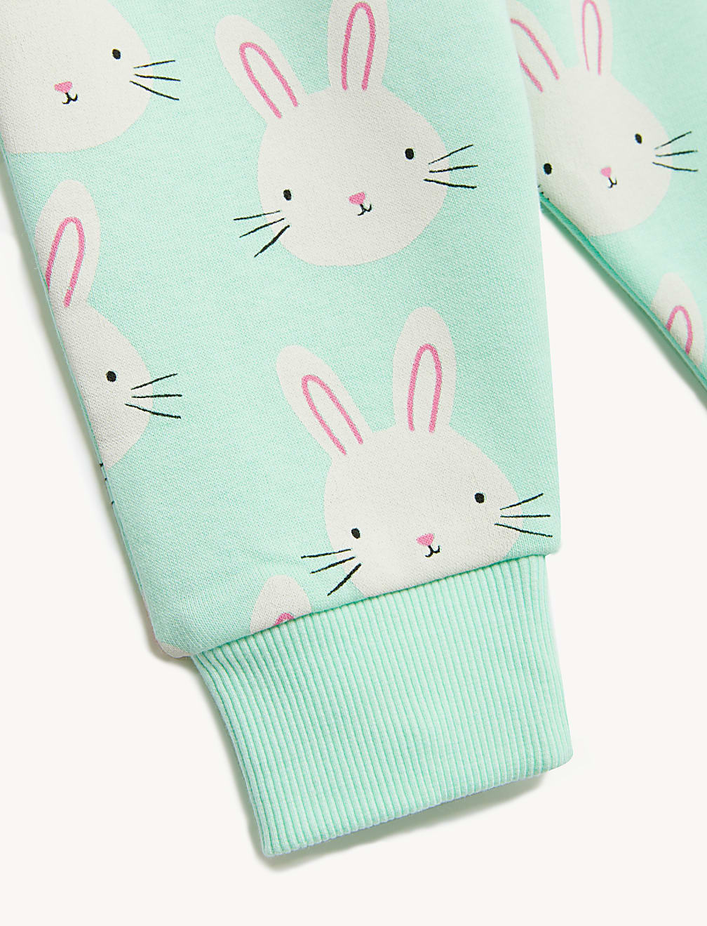 Cotton Rich Bunny Print Joggers