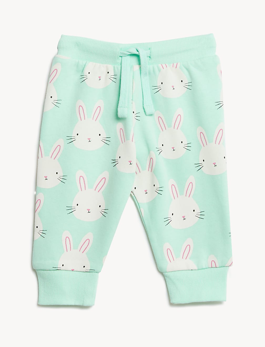 Cotton Rich Bunny Print Joggers