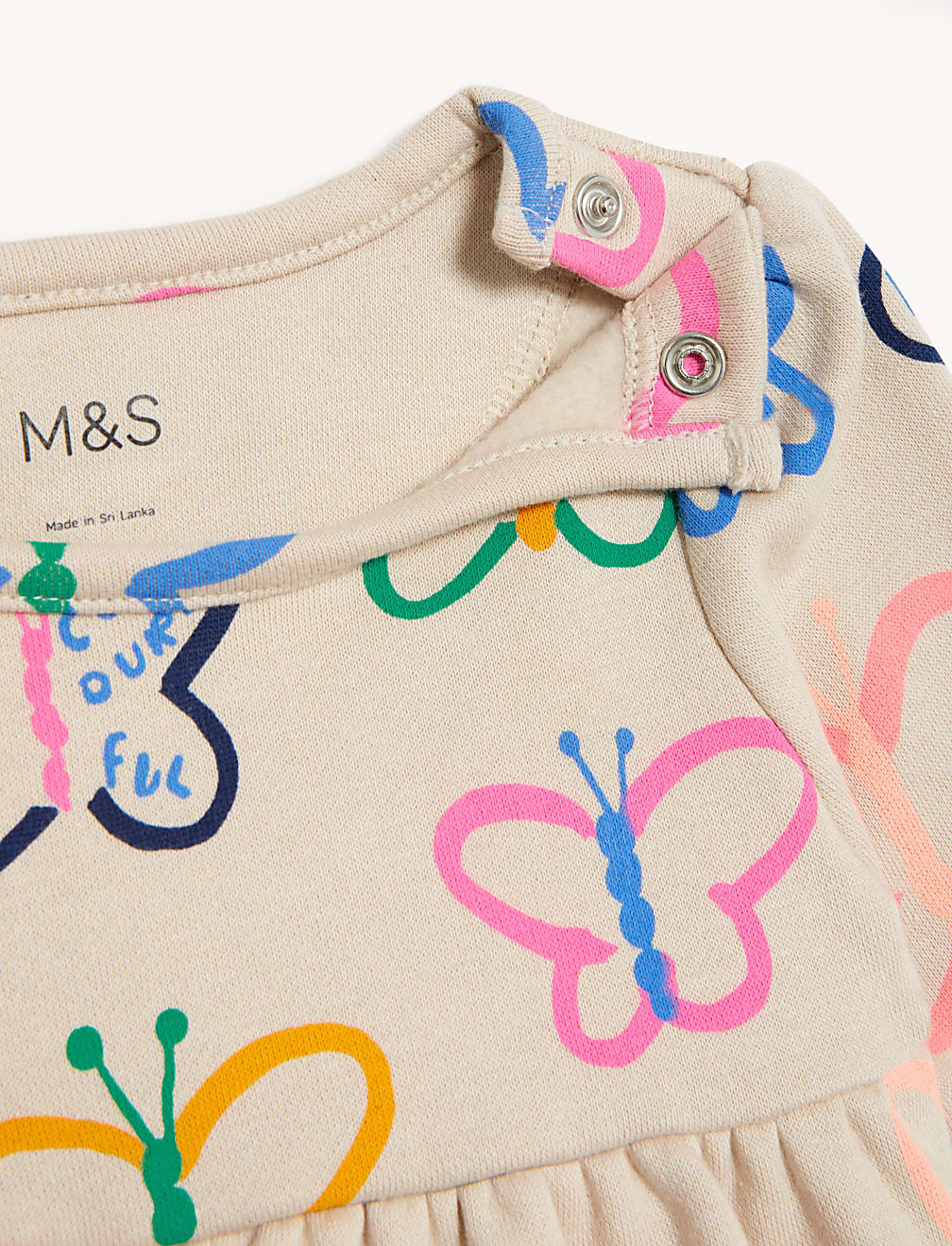 Cotton Rich Butterfly Dress