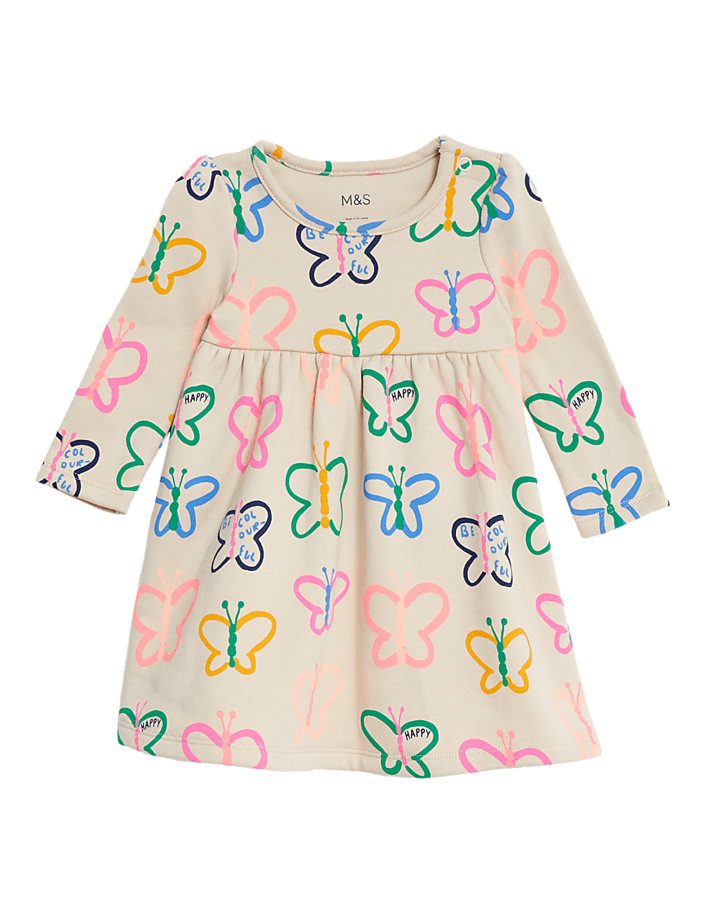 Cotton Rich Butterfly Dress
