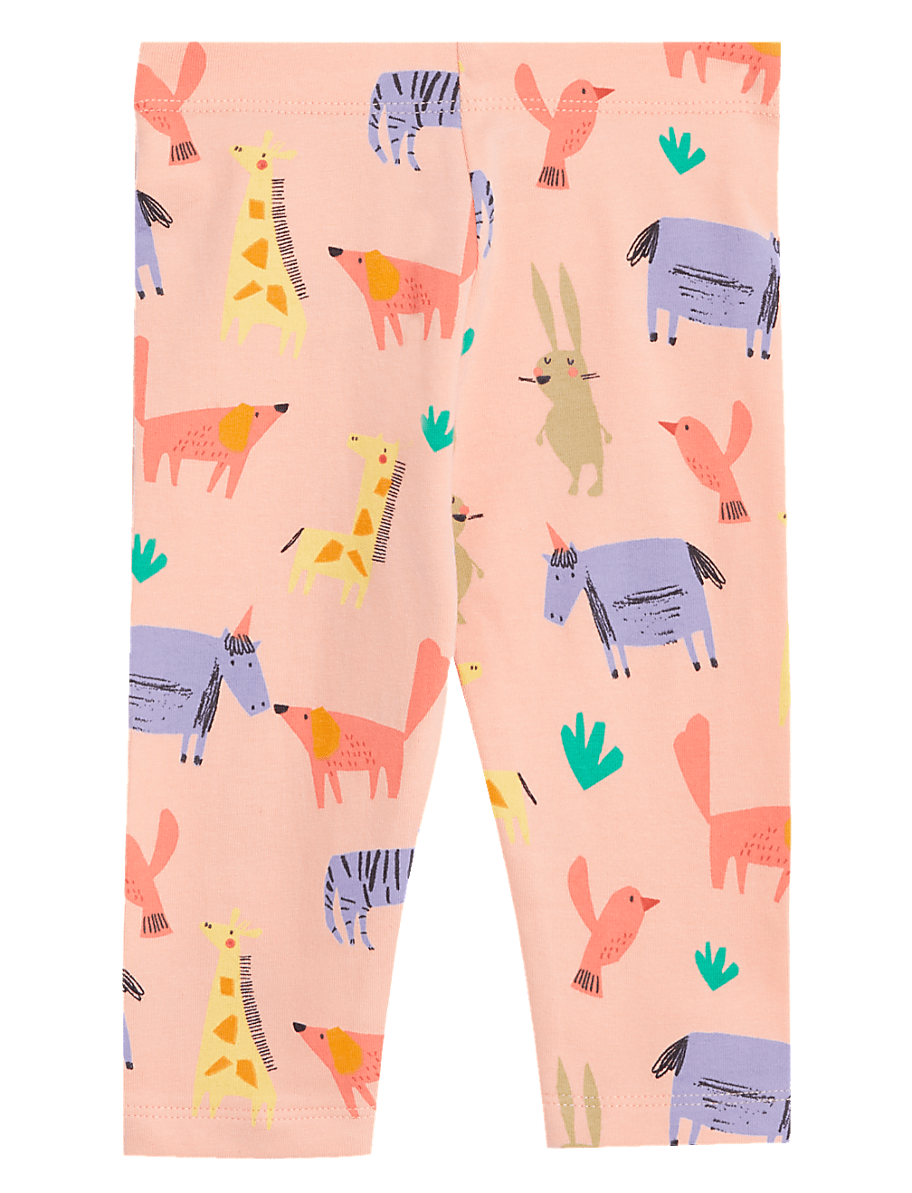 Cotton Rich Animal Print Leggings
