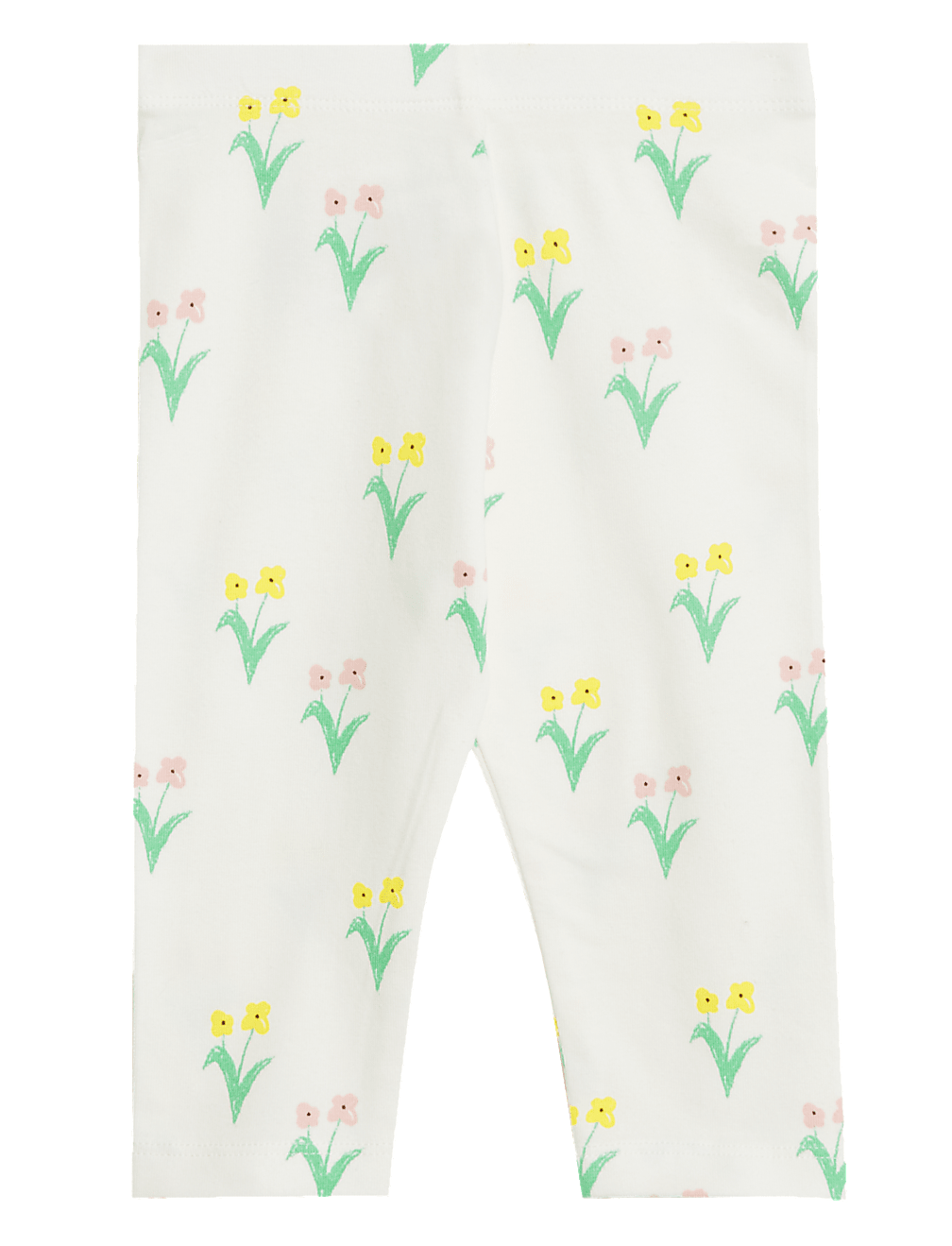 Cotton Rich Floral Leggings
