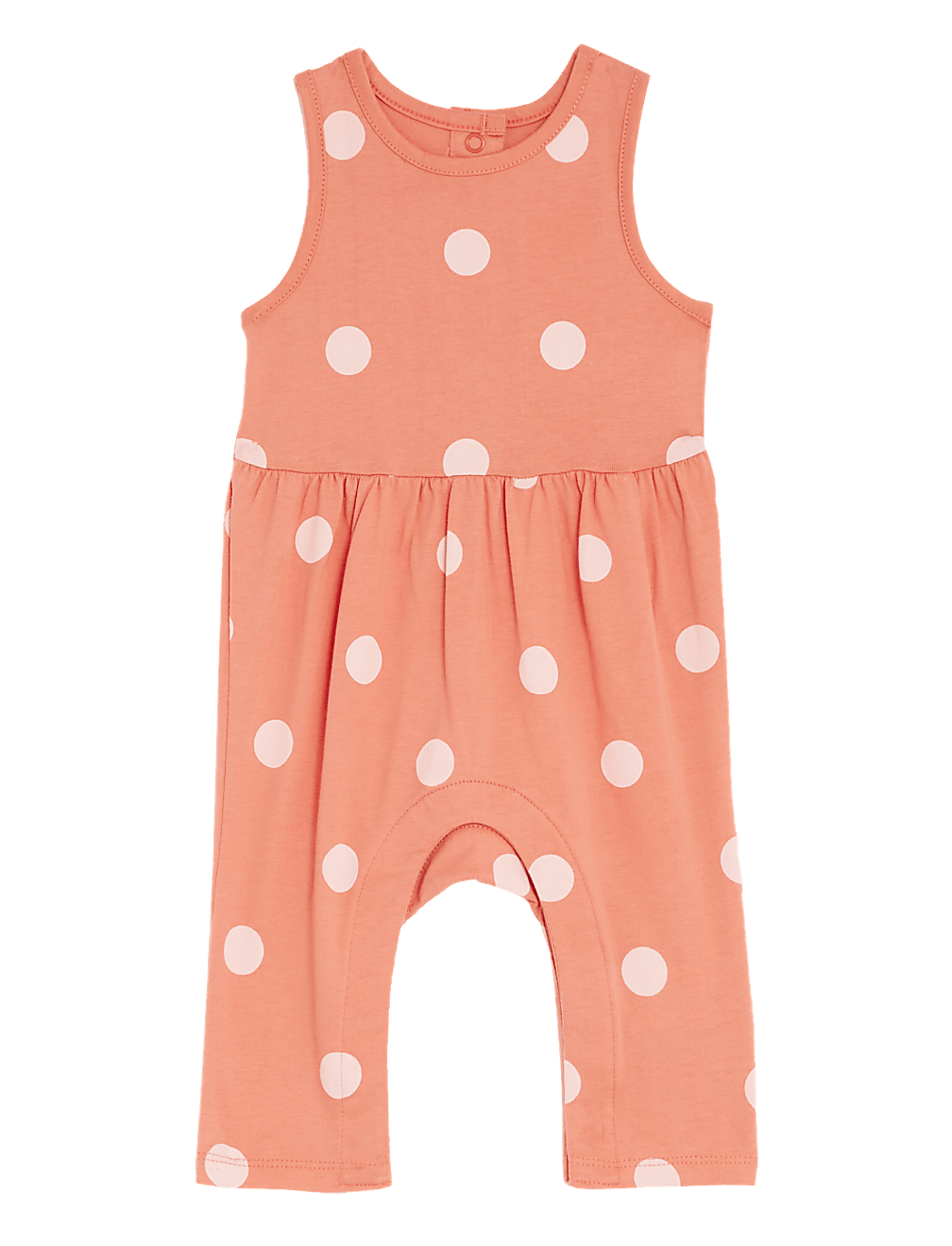 Pure Cotton Polka Dot Romper