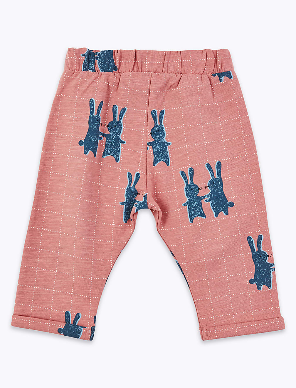 Cotton Bunny Print Joggers