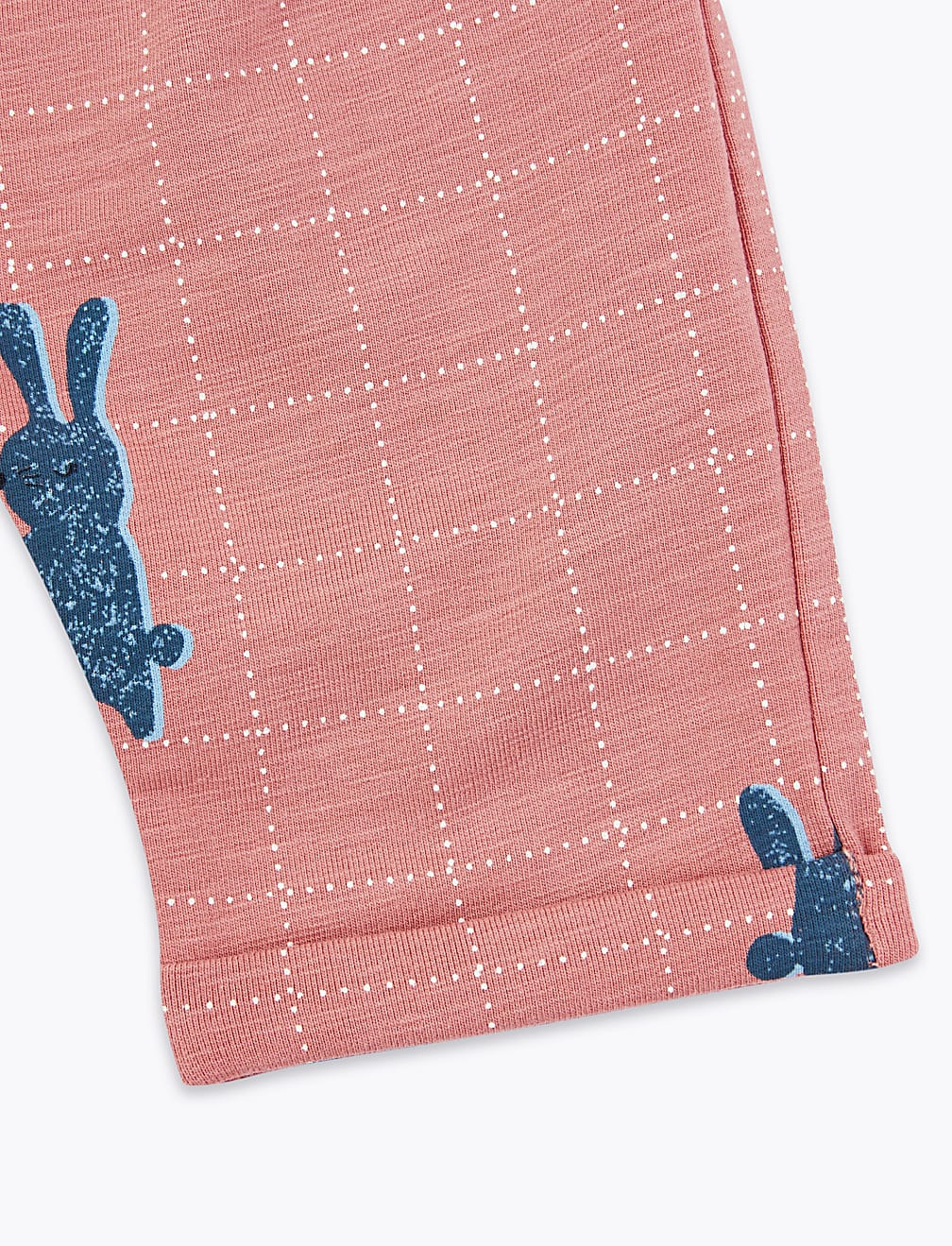 Cotton Bunny Print Joggers