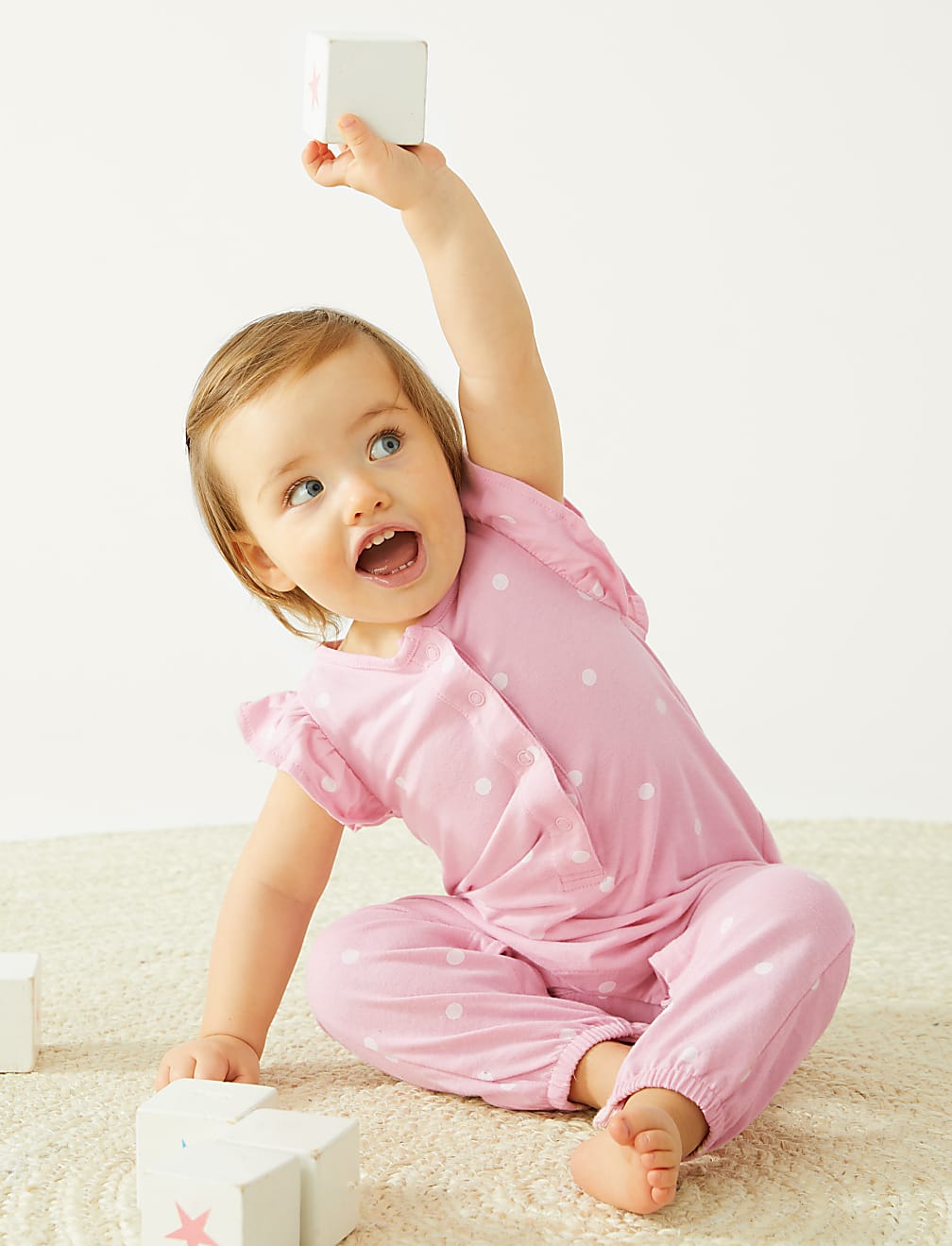 Pure Cotton Spot Romper