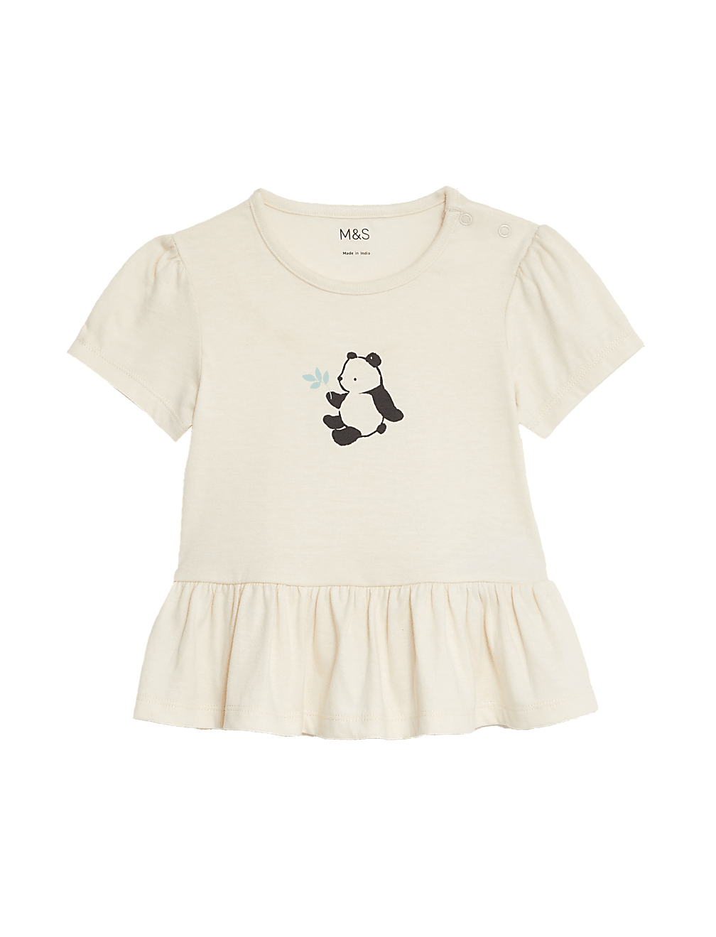Pure Cotton Panda Top (0-3 Yrs)