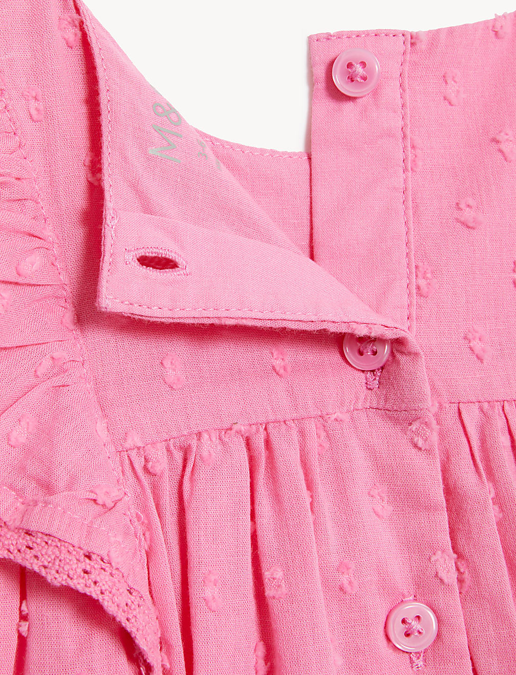 Pure Cotton Textured Dress