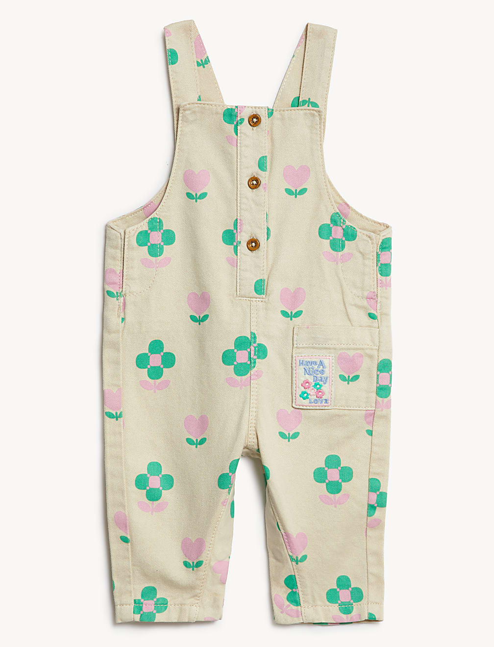 2pc Cotton Rich Floral Outfit