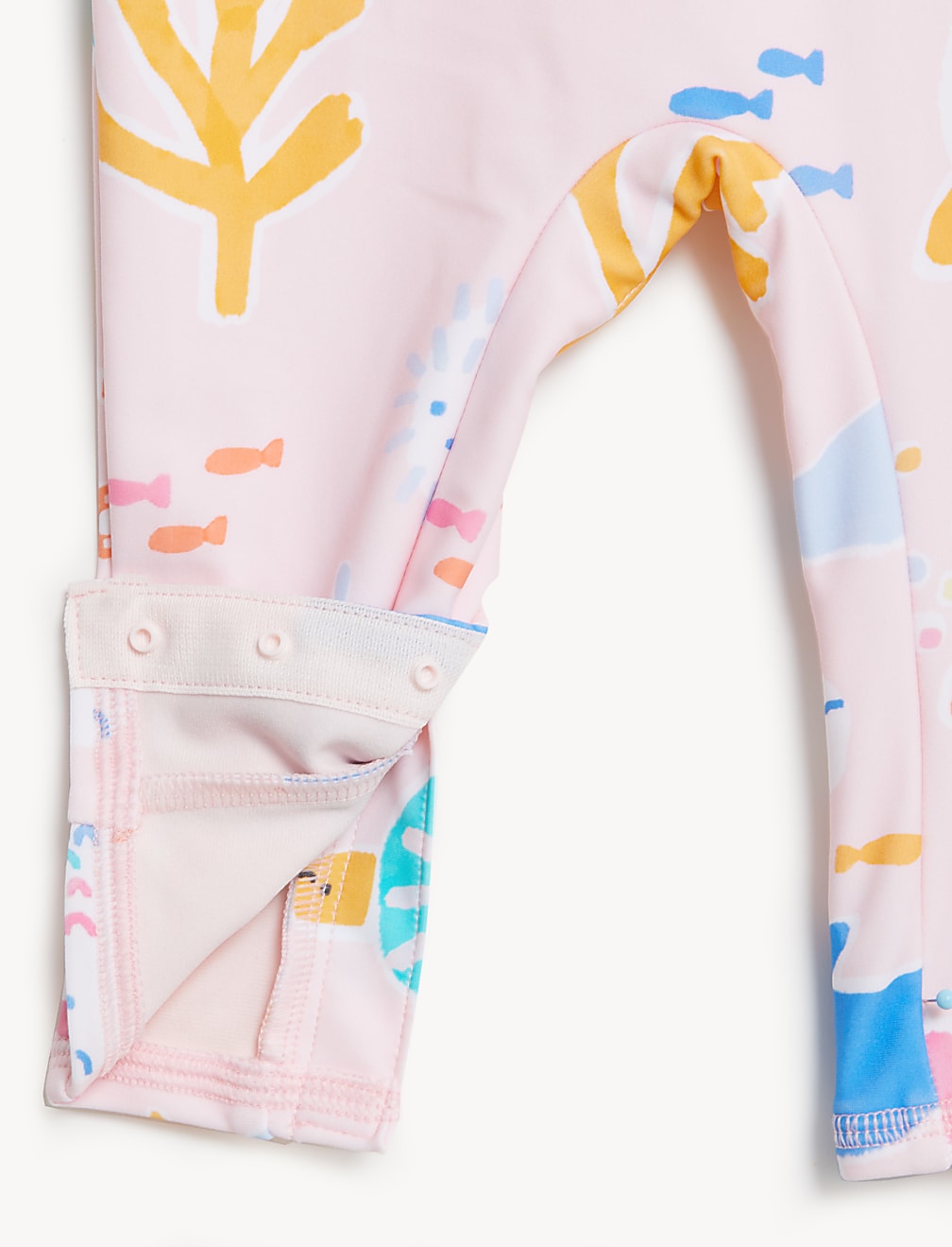 Sealife Long Sleeve Swimsuit & Hat Set