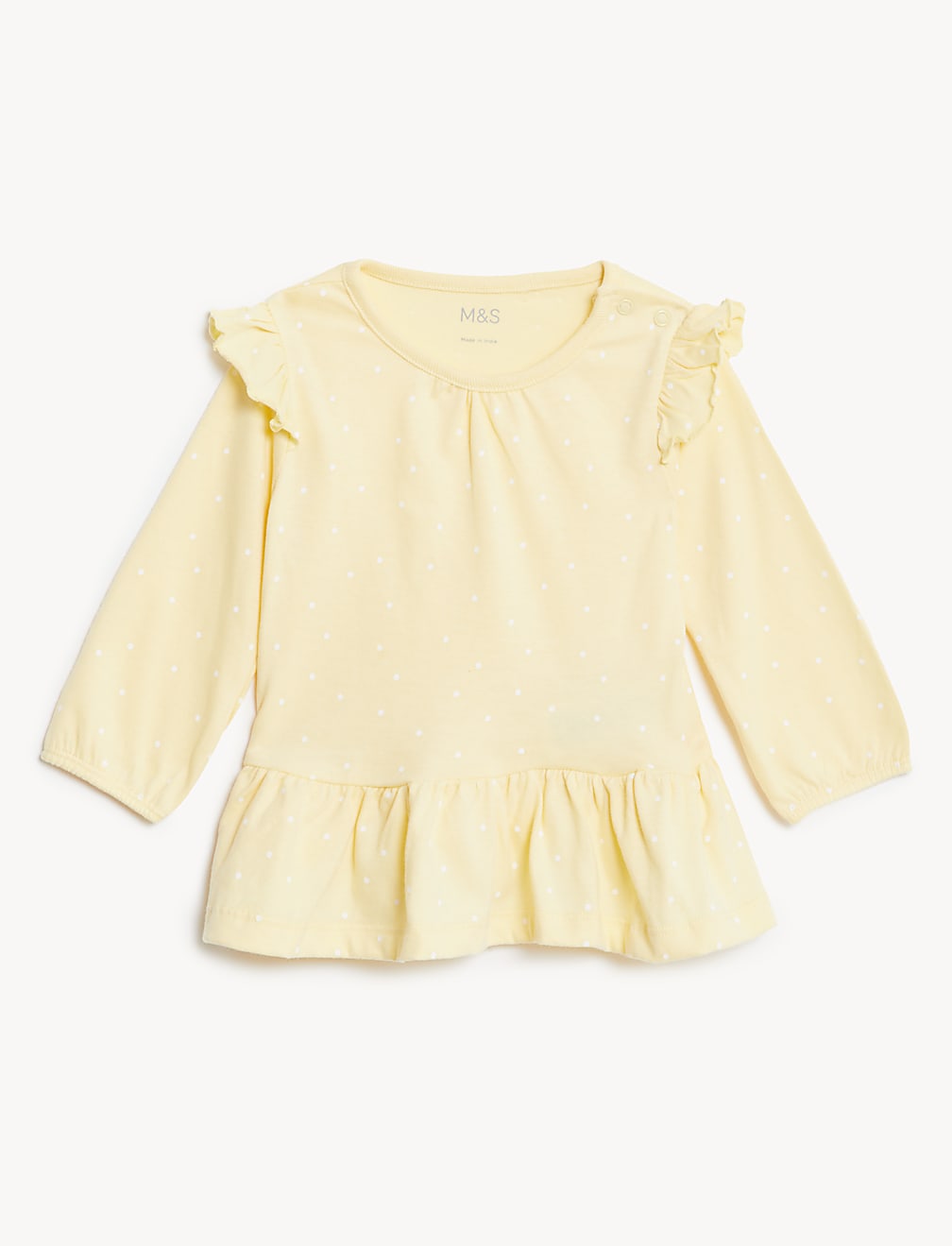 3pk Pure Cotton Patterned Tops