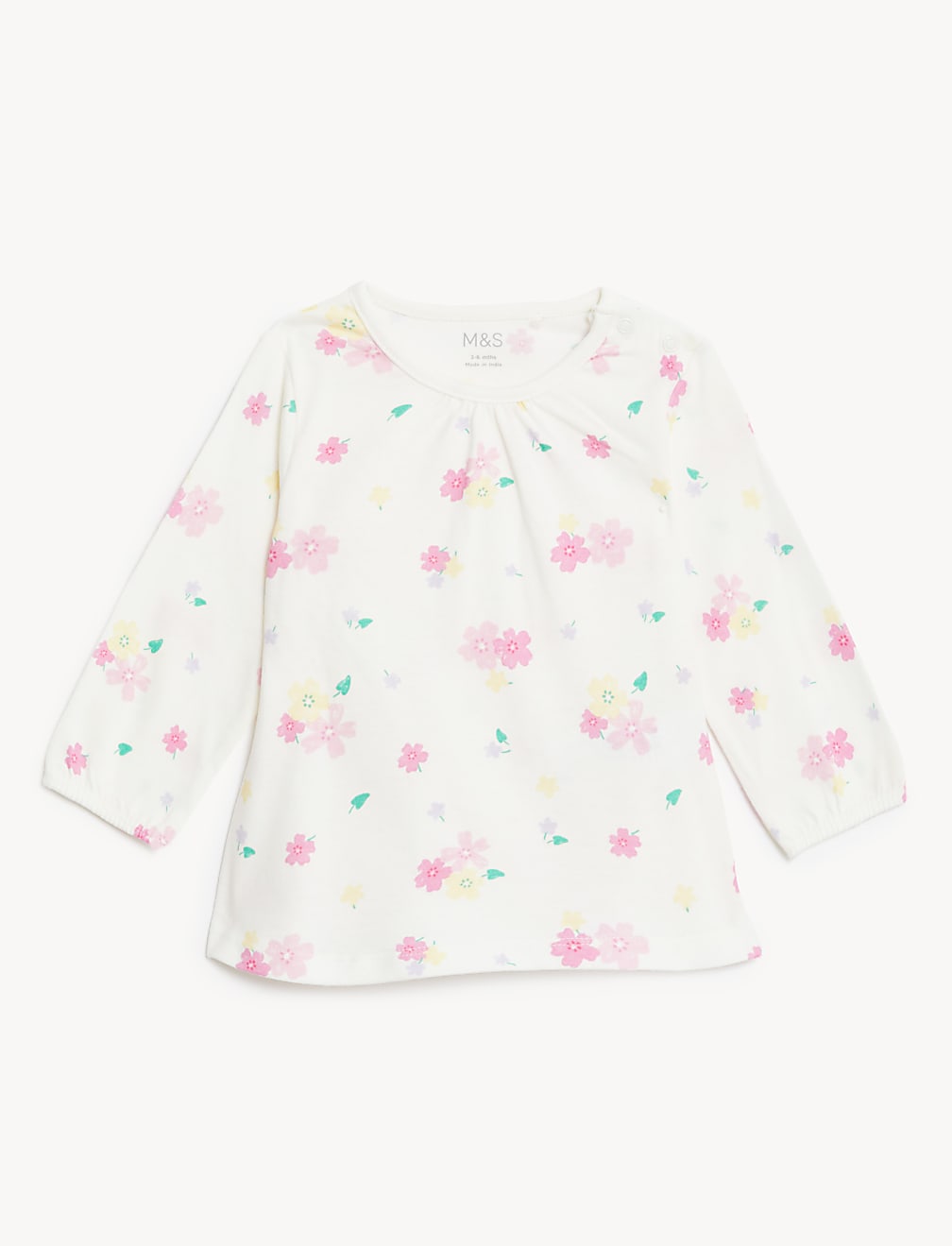 3pk Pure Cotton Patterned Tops