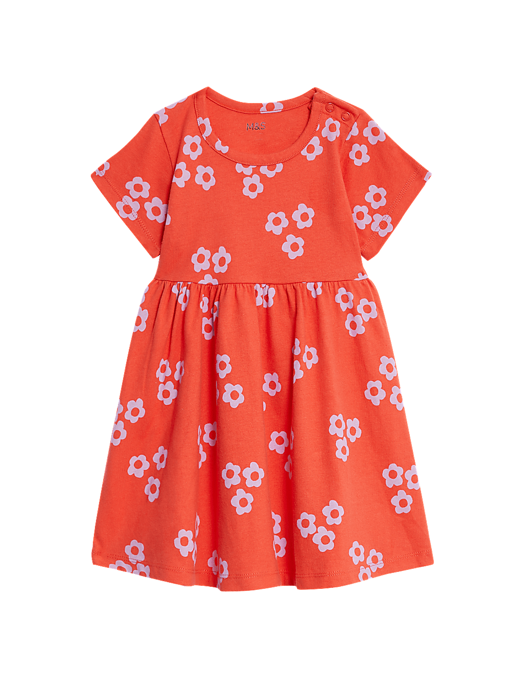 Pure Cotton Floral Dress