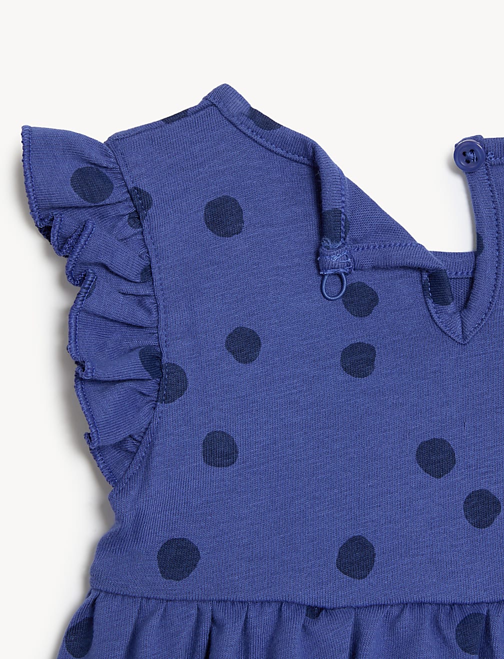 Pure Cotton Spotted Dress