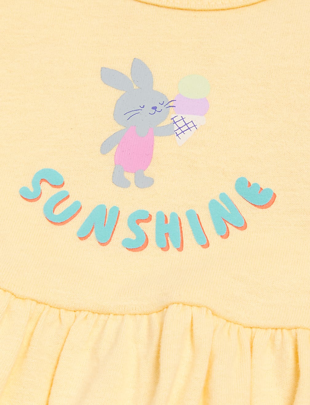 Pure Cotton Sunshine Slogan Romper