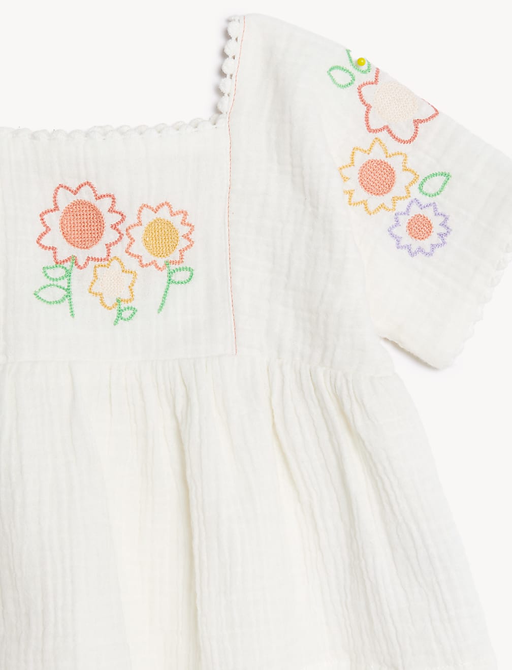 2pc Pure Cotton Floral Outfit