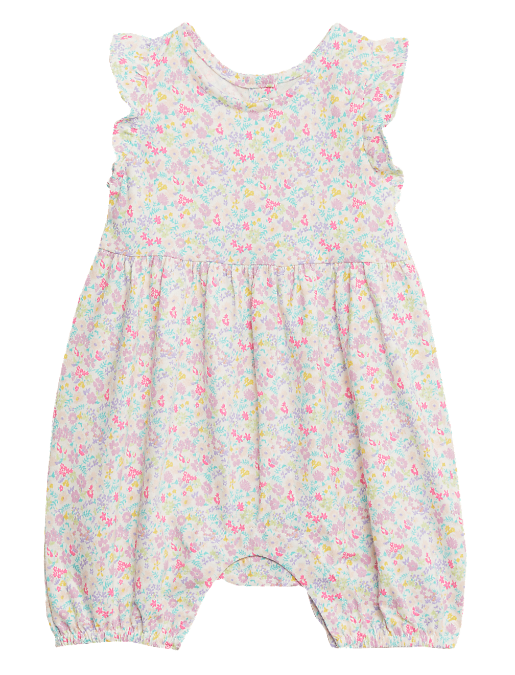 Pure Cotton Floral Romper