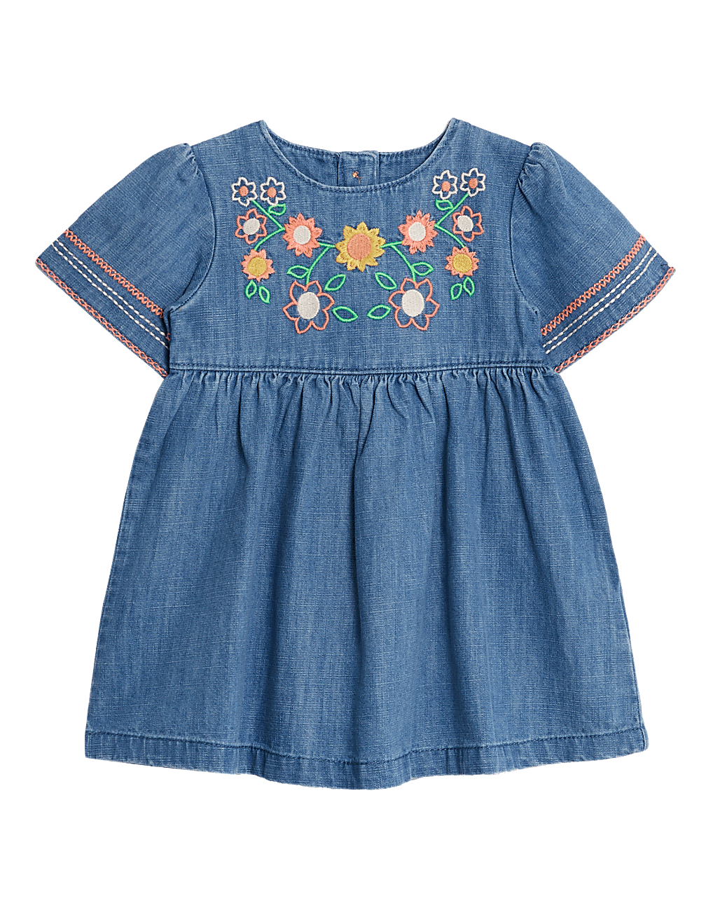 Pure Cotton Floral Dress