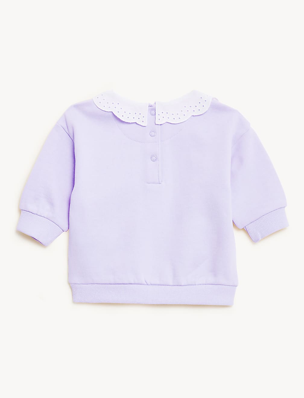 Cotton Rich Frill Collar Sweater