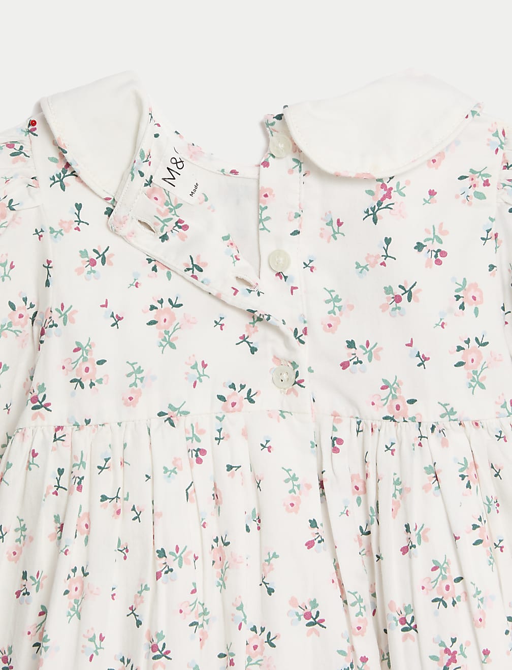 Pure Cotton Print Smock Dress (0-3 Yrs)