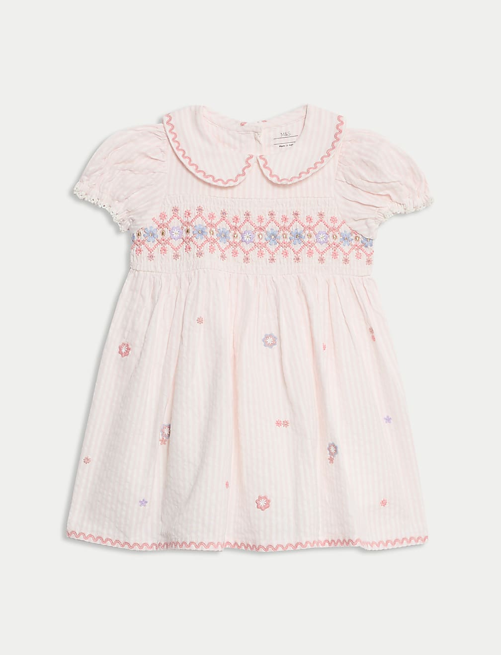 2pc Pure Cotton Embroidered Outfit (0-6 Yrs)