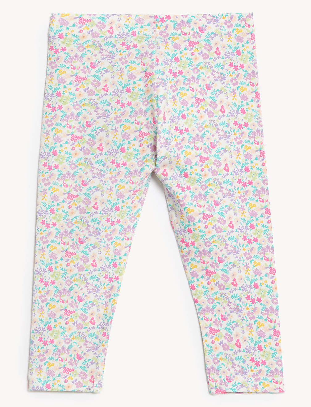Cotton Rich Floral Leggings