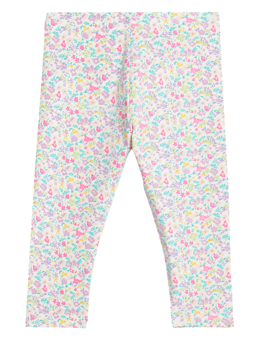 Cotton Rich Floral Leggings