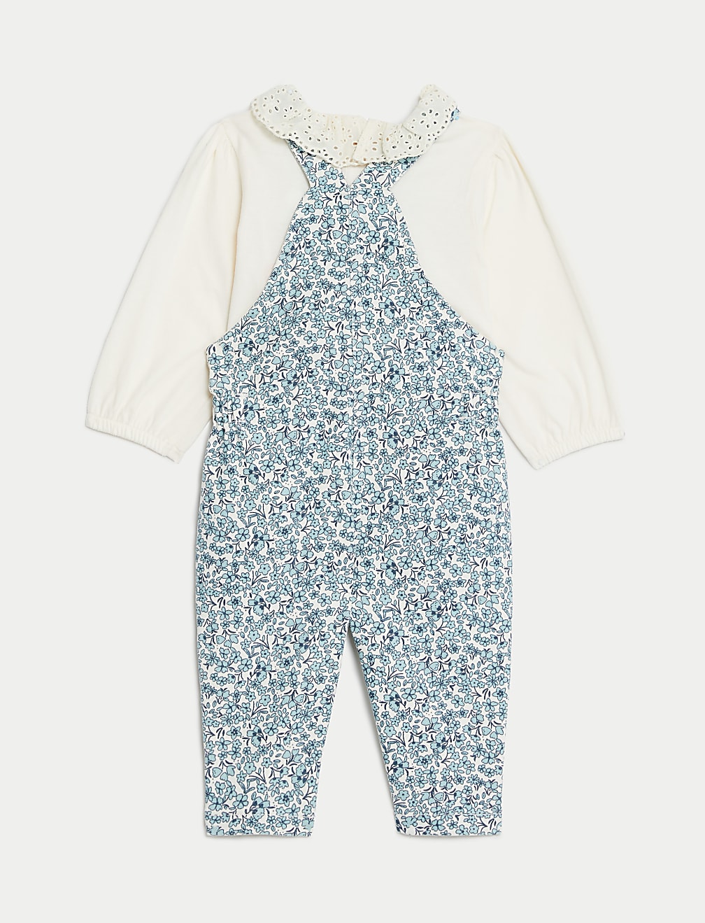 2pc Cotton Rich Floral Outfit (0-3 Yrs)