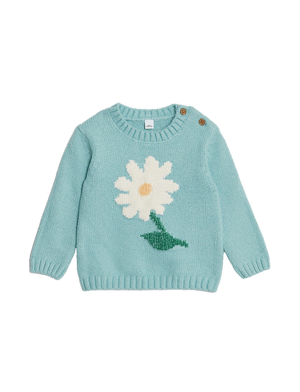 Cotton Rich Floral Jumper (0-3 Yrs)