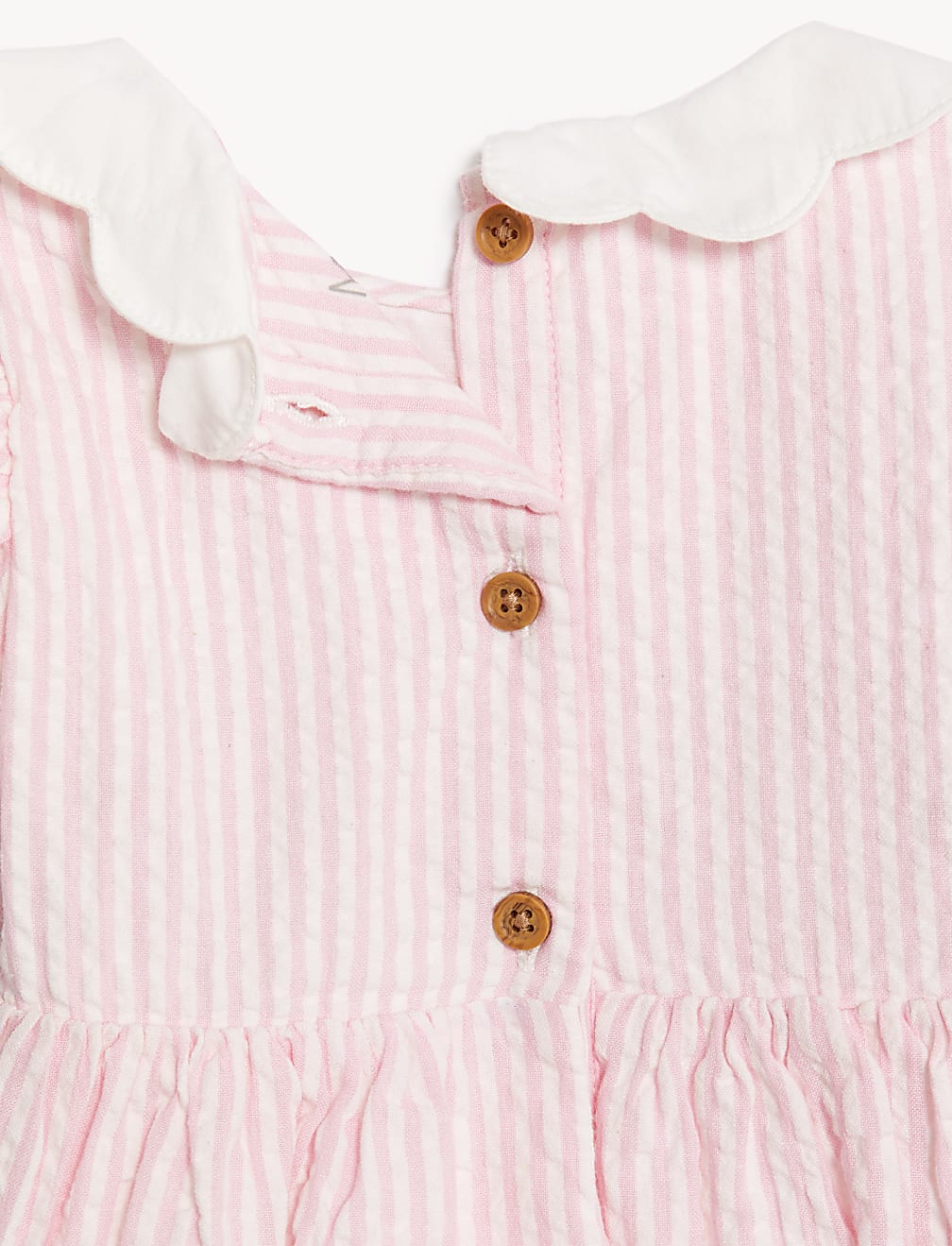 Pure Cotton Striped Strawberry Dress