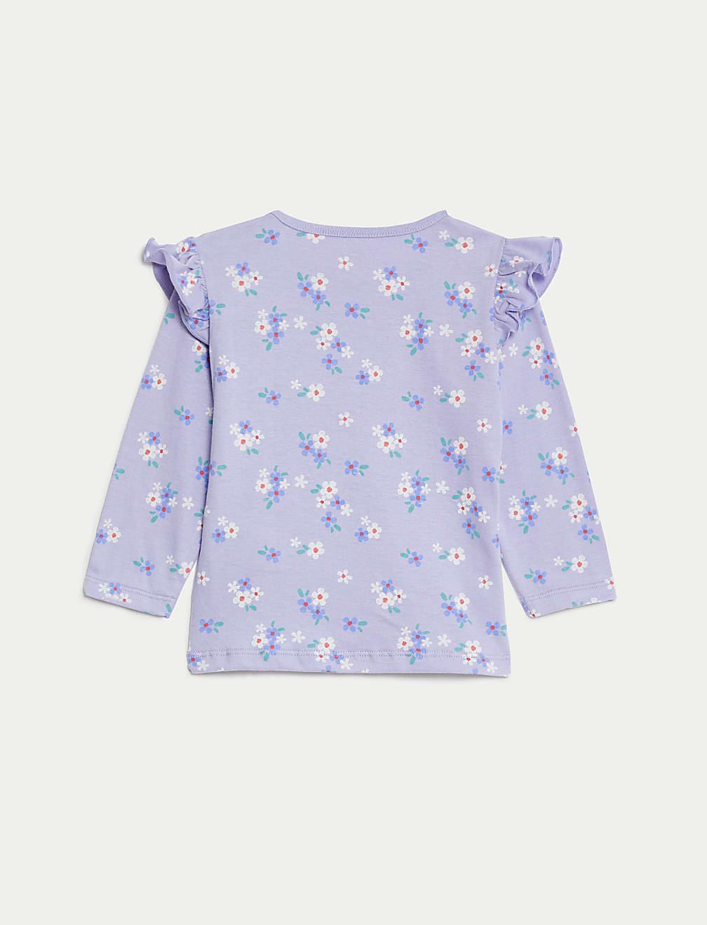 Pure Cotton Floral Top (0-3 Yrs)