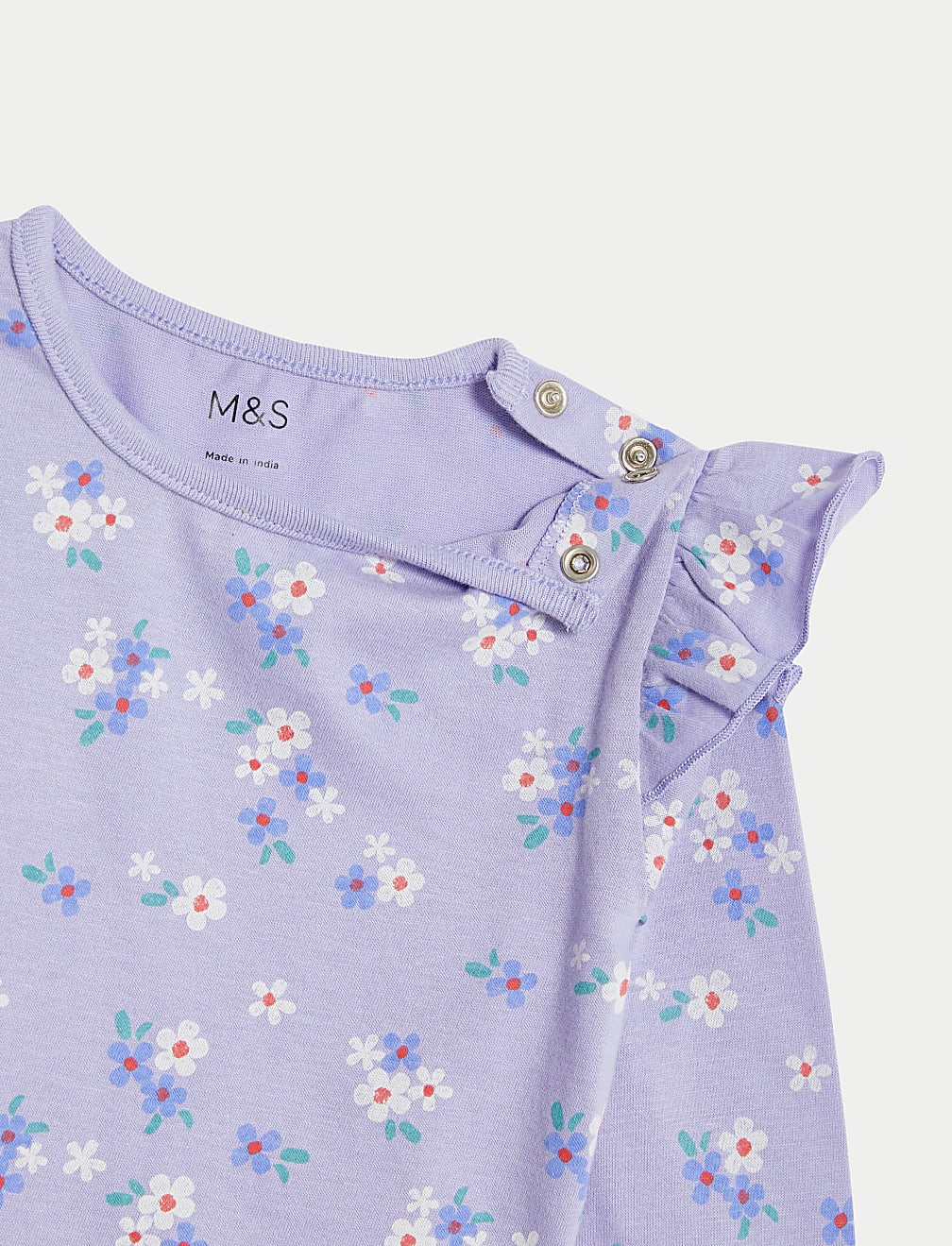 Pure Cotton Floral Top (0-3 Yrs)
