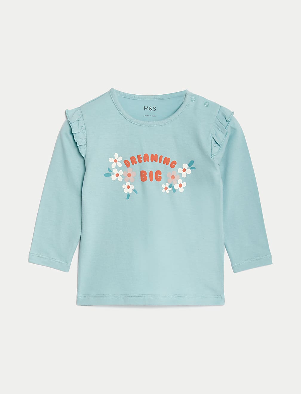 Pure Cotton Slogan Top (0-3 Yrs)